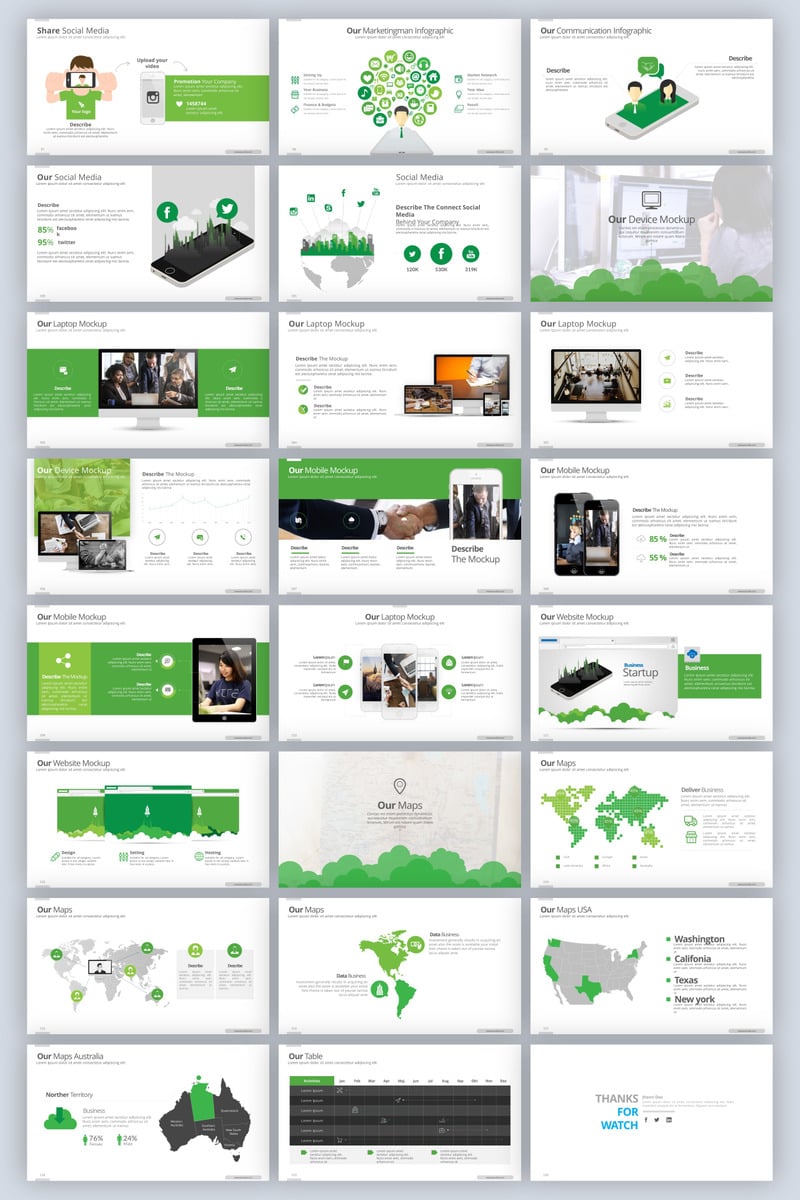 2019 Startup Business PowerPoint template - TemplateMonster