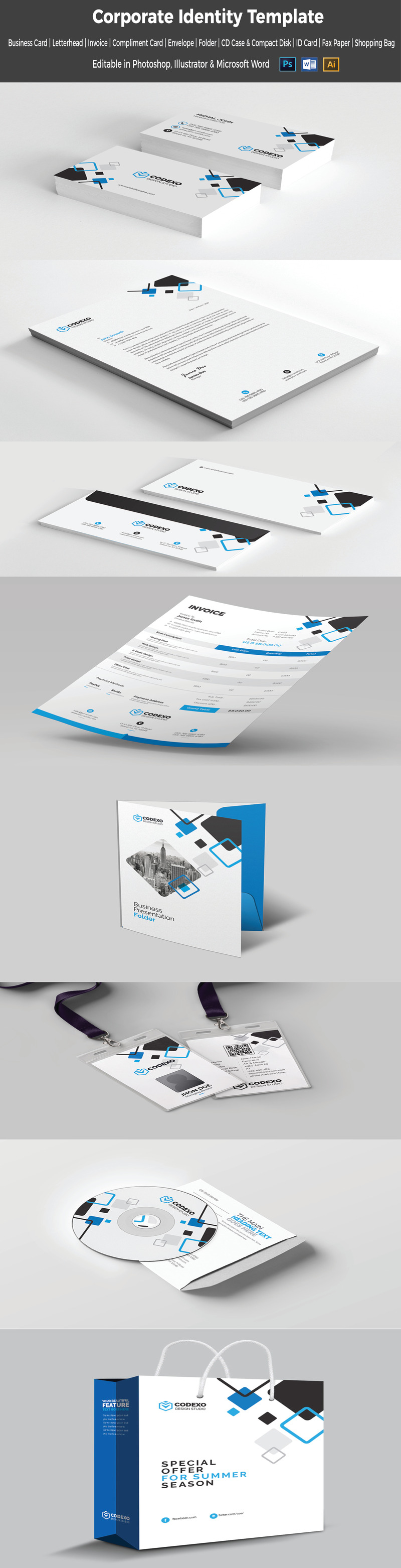 Four Colors - Corporate Identity Template - Features Image 1