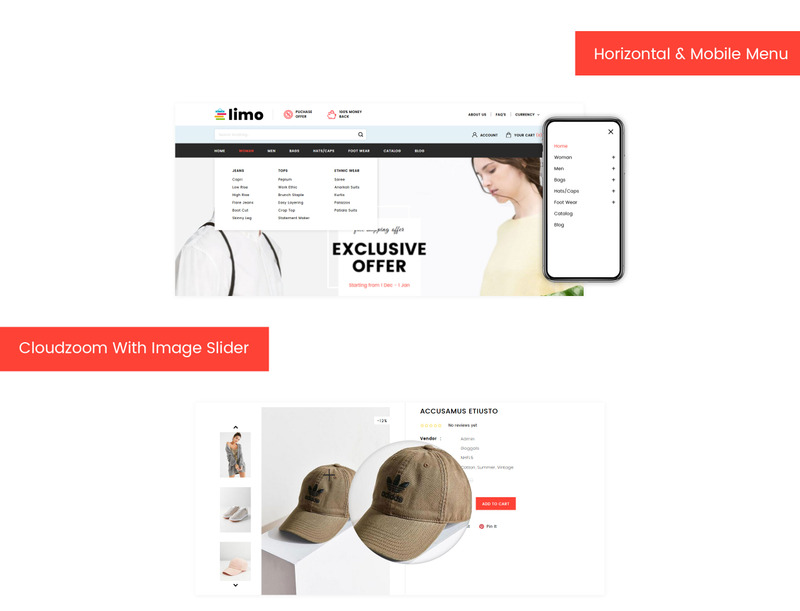 Limo - Sectioned Multipurpose Store Shopify Theme - Features Image 2