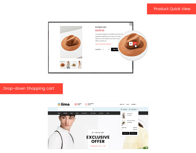Limo - Sectioned Multipurpose Store Shopify Theme - Features Image 4
