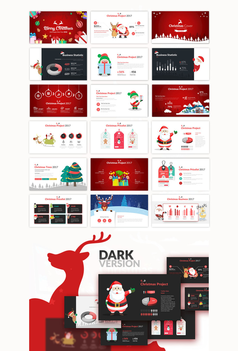 Christmas Asset PowerPoint Template - Features Image 2