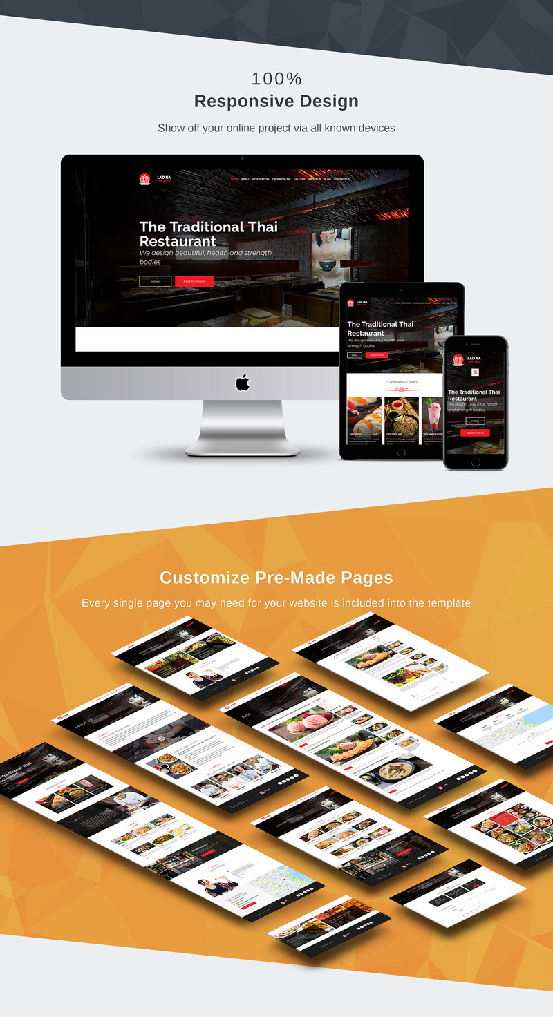 LAD NA - Thai Restaurant Responsive Moto CMS 3 Template №81692 - Eigenschappen Afbeelding 3