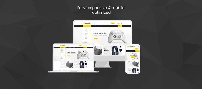 e-Device - Multipurpose BigCommerce Theme powered by Stencil - Features Image 1