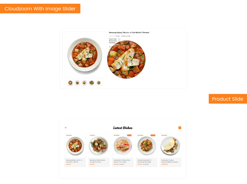 Responsywny szablon OpenCart Eatyum - Restaurant Shop #82539 - Obrazek wyróżniający {numer}