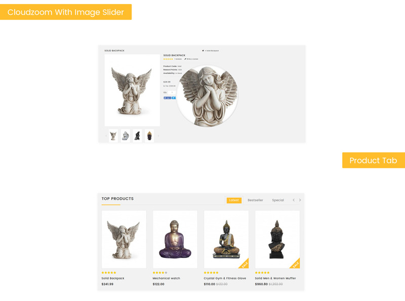 Responzivní OpenCart šablona Statuex - Art Gallery Shop #82745 - Obrázek funkce 3