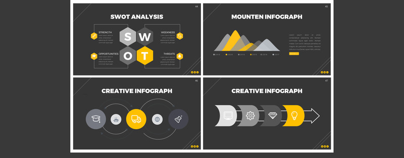 Black Hill Presentation PowerPoint template - Features Image 13
