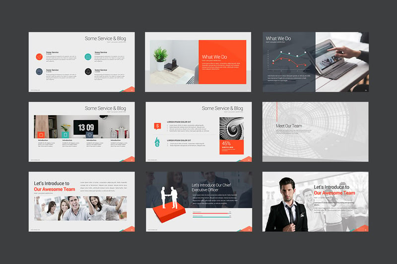 Marketing Idea Powerpoint Template #64523 - Templatemonster