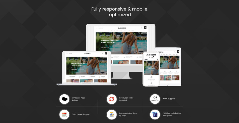 Icostar - Lingerie Store WooCommerce Theme - Features Image 1
