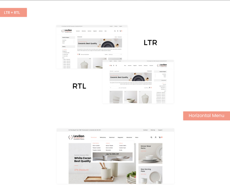 Responzivní PrestaShop motiv Levilon - Ceramic Store PrestaShop Theme #84008 - Obrázek funkce 2
