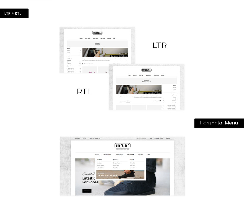 Shoeslace - Footwear Shop PrestaShop Theme - Features Image 2