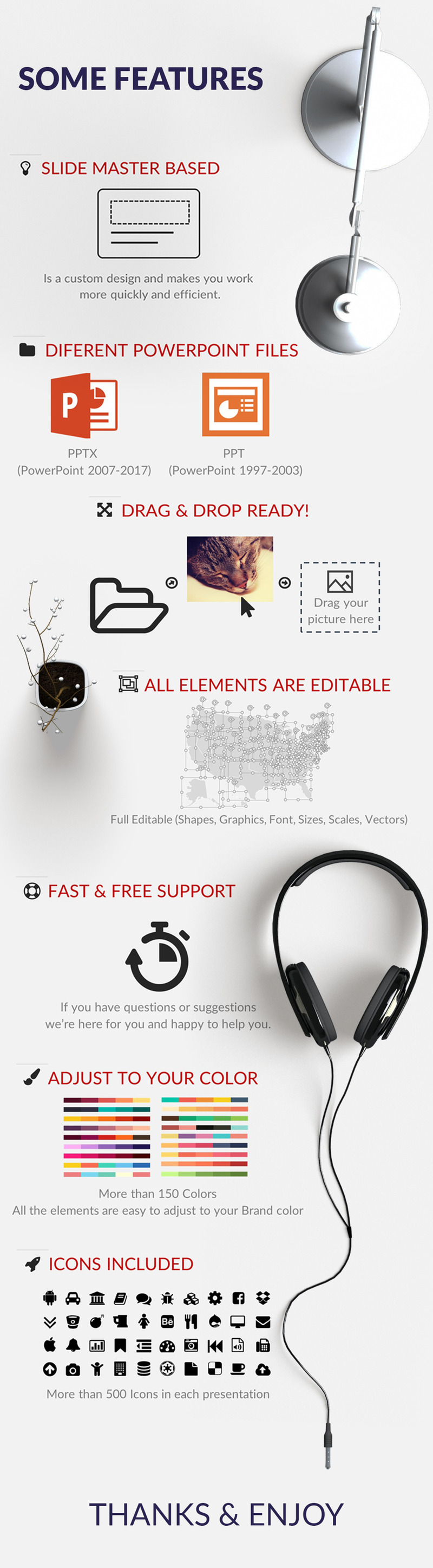 Photography PowerPoint Template - Features Image 1