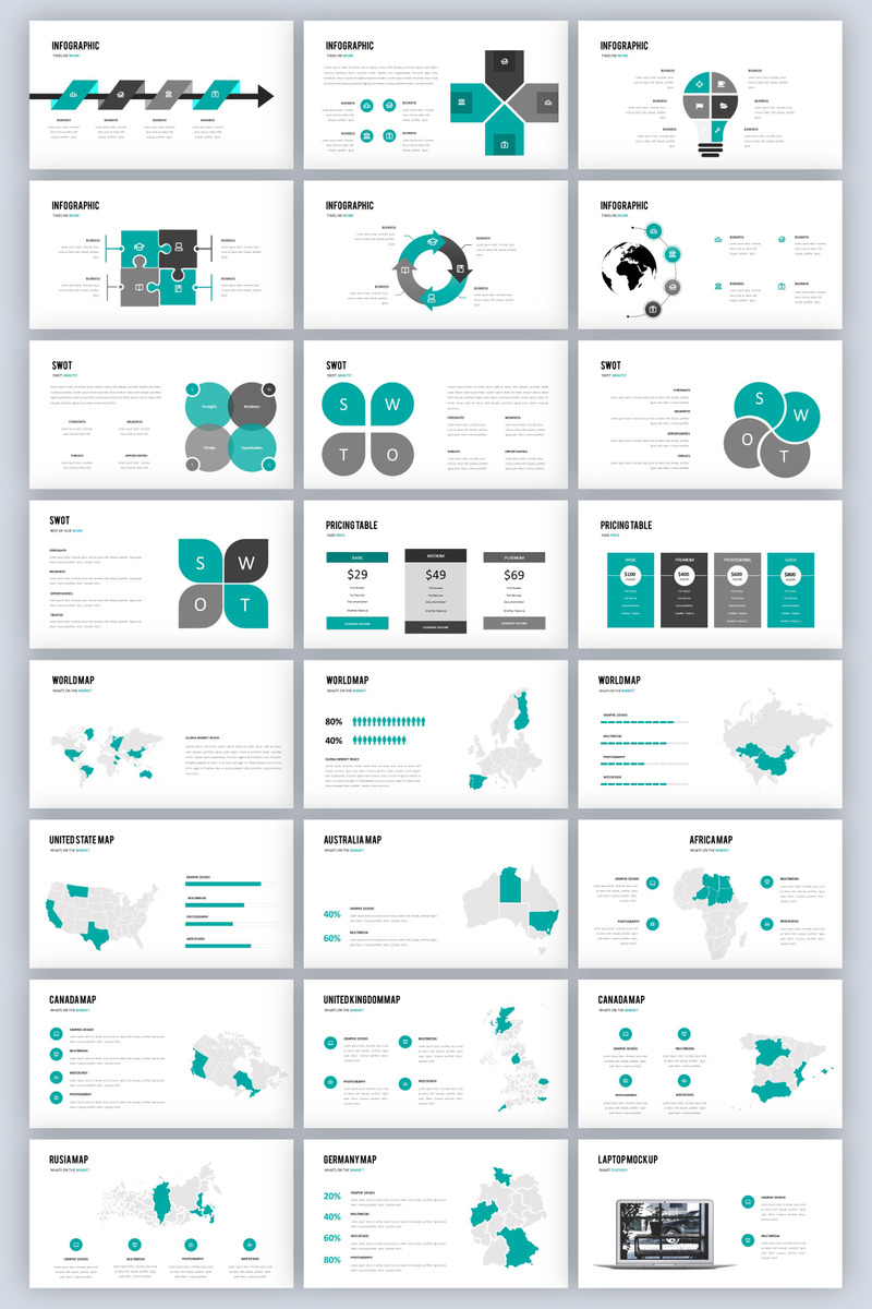 Шаблон Influencer-Business PowerPoint - Features Image 4