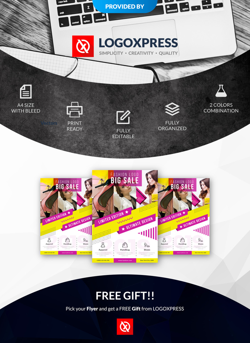 Stylish & Modern Fashion Flyer - Corporate Identity Template - Features Image 2