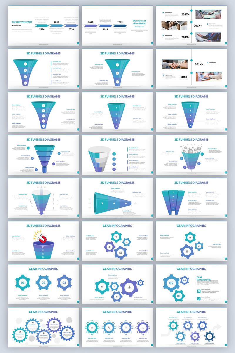 Modello di PowerPoint per Pitch Deck multiuso 2025 [Versione 5] - Caratteristiche Immagine 7