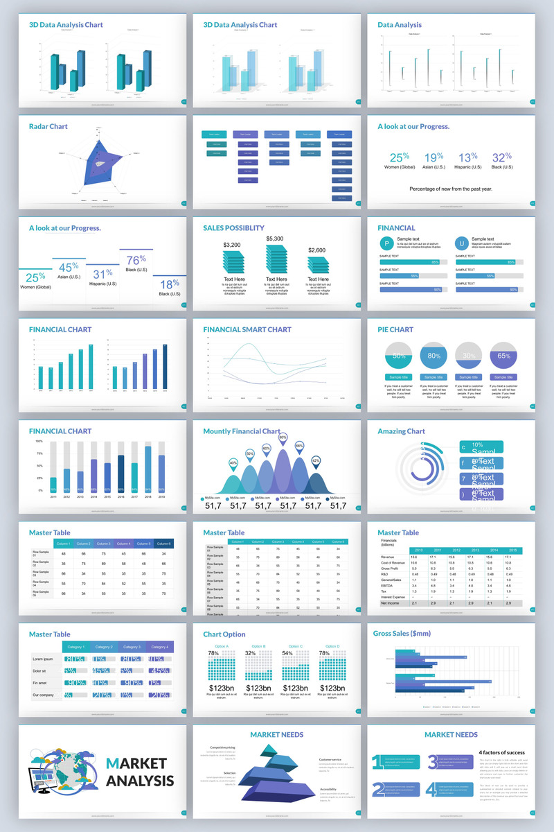 Modello di PowerPoint per Pitch Deck multiuso 2025 [Versione 5] - Caratteristiche Immagine 21