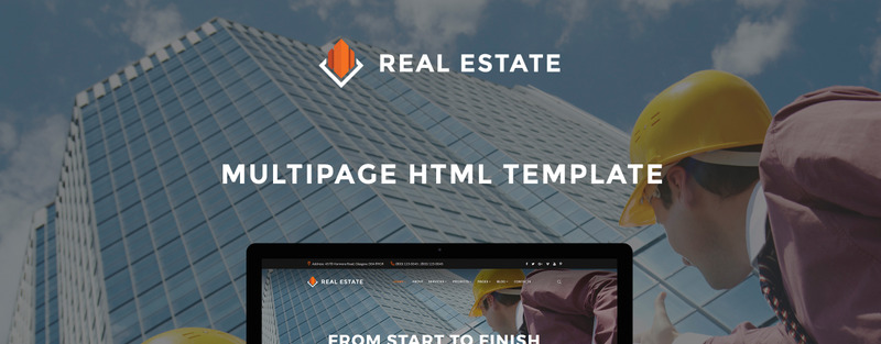 Real Estate - Construction Company Website Template - Features Image 1