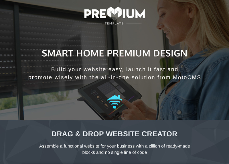 Smart Home MotoCMS Website Template - Features Image 1