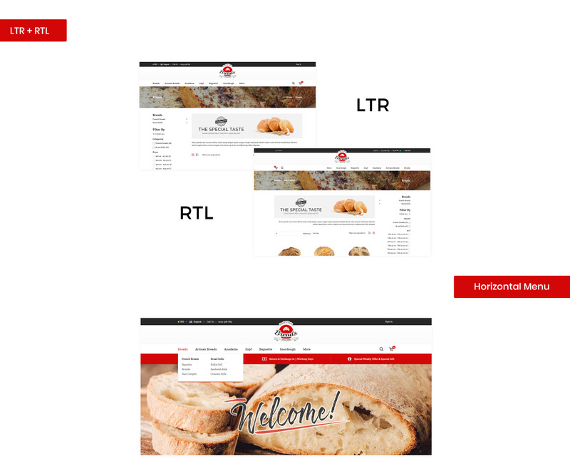 Tema PrestaShop Responsive #84627 Breads - Bakery - Immagine Caratteristiche 2