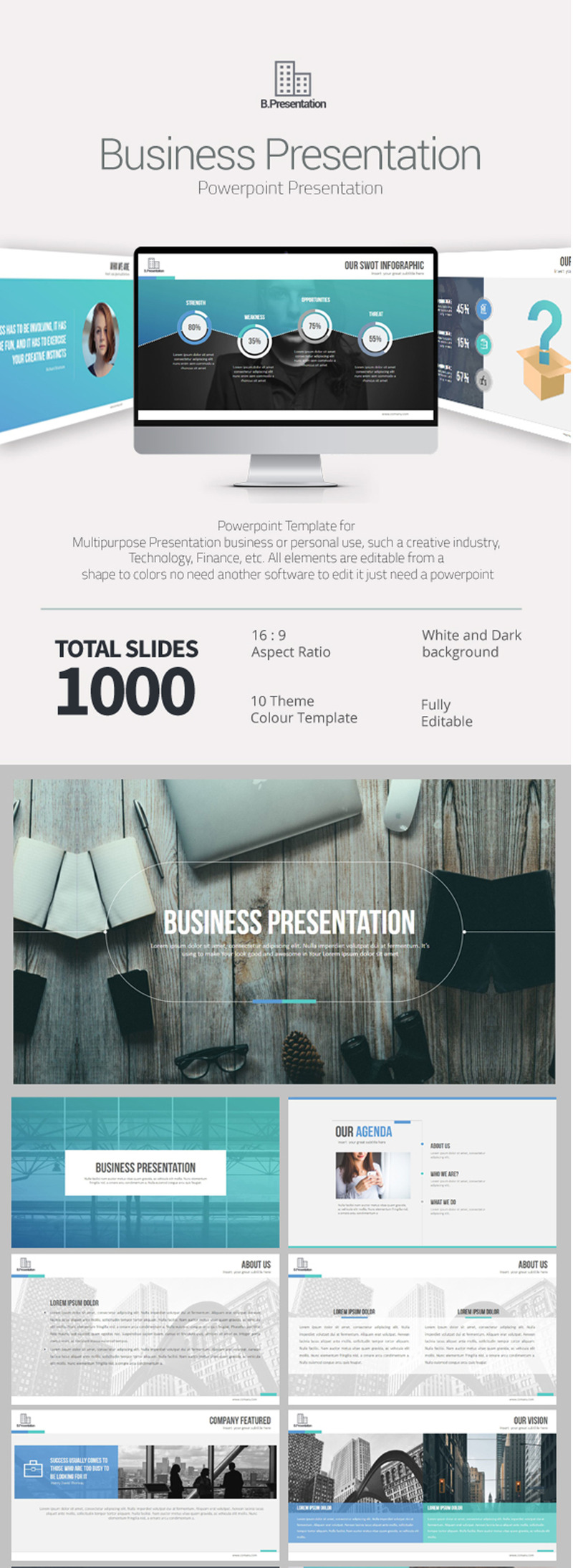 Business Presentation s - Keynote template - Features Image 1