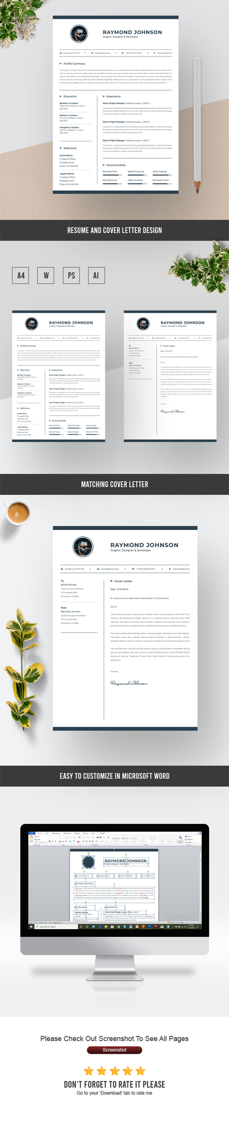 Modelo de currículo de Raymond Johnson - Features Image 1