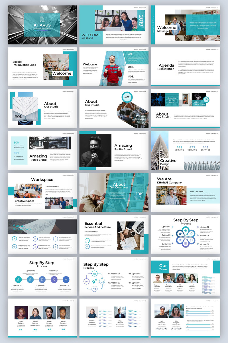 KHARUS - Multipurpose PowerPoint template - TemplateMonster