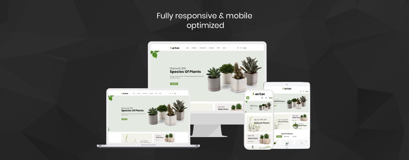 Responsywny szablon OpenCart Cactac - Plant Shop #85111 - Obrazek wyróżniający {numer}