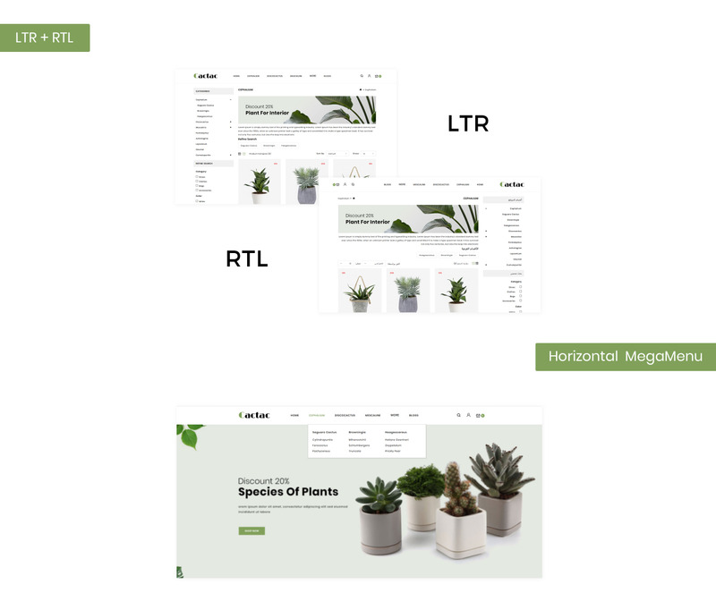 Responsywny szablon OpenCart Cactac - Plant Shop #85111 - Obrazek wyróżniający {numer}