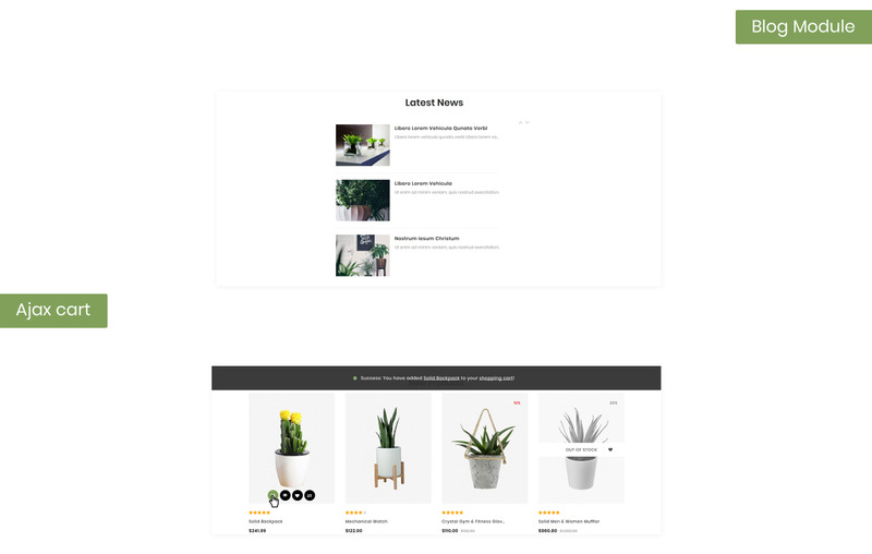 Responsywny szablon OpenCart Cactac - Plant Shop #85111 - Obrazek wyróżniający {numer}