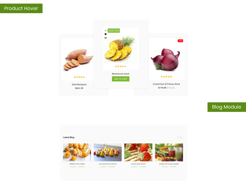 Gofresh - Grocery Store OpenCart Template - Features Image 4