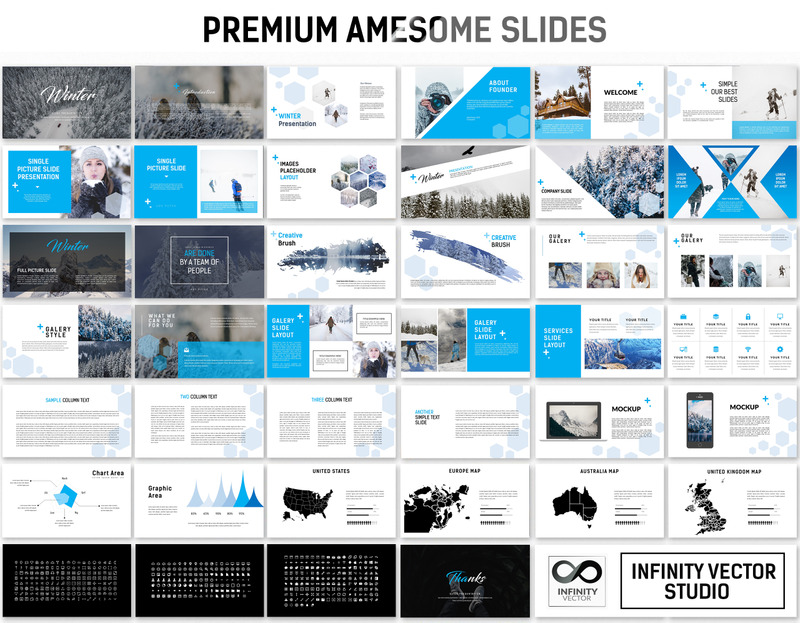 Winter Creative - Keynote şablonu - Features Image 1
