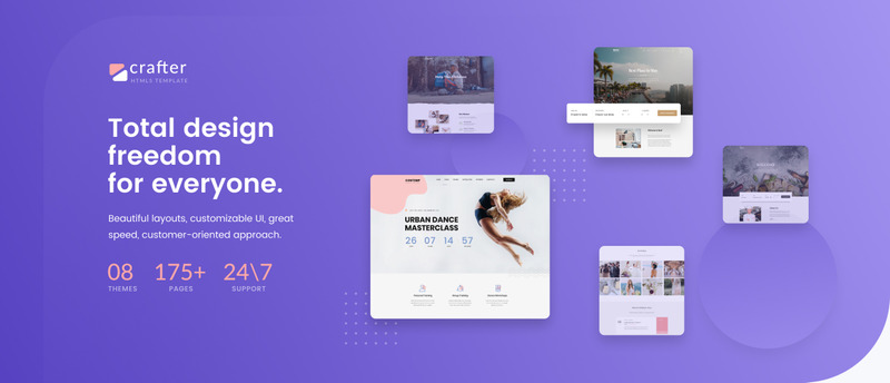 Crafter - Multipurpose Modern Bootstrap 5 Website Template - Features Image 1