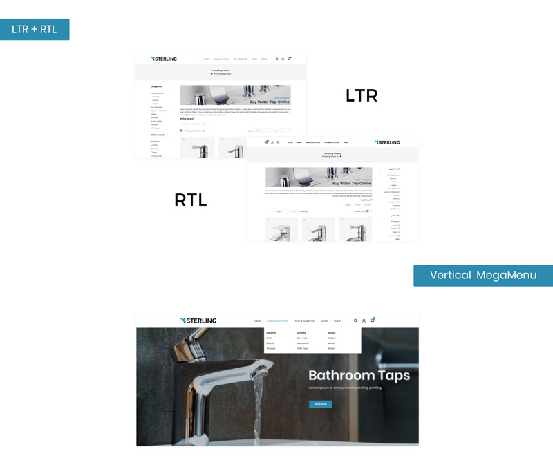 Sterling - Bathroom Accessories Store OpenCart Template - Features Image 2