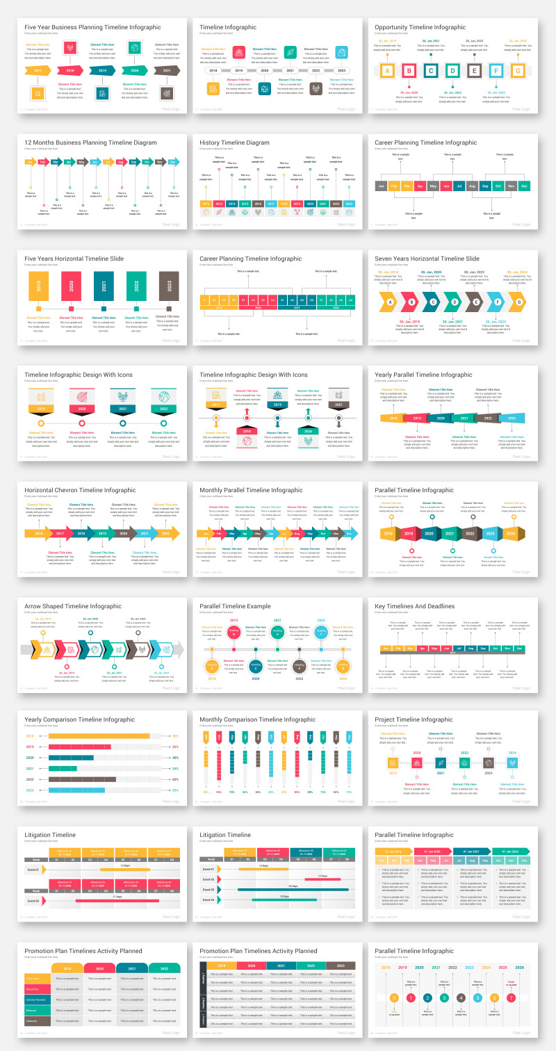 Timeline Google Slides - Features Image 1
