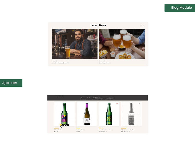 Wintenic - Wine & Drink Shop thème OpenCart adaptatif #86236 - Image 4