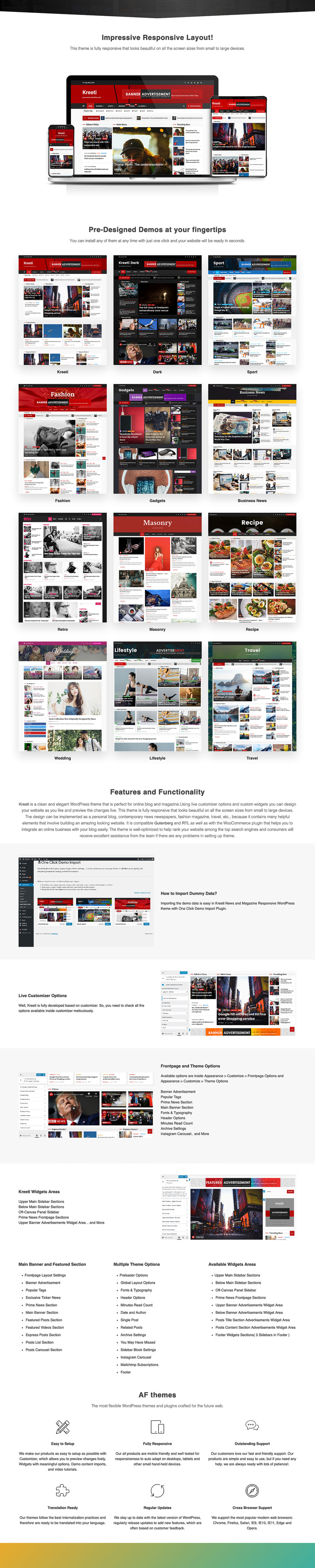 Kreeti - Clean, Elegant and Responsive WordPress Theme