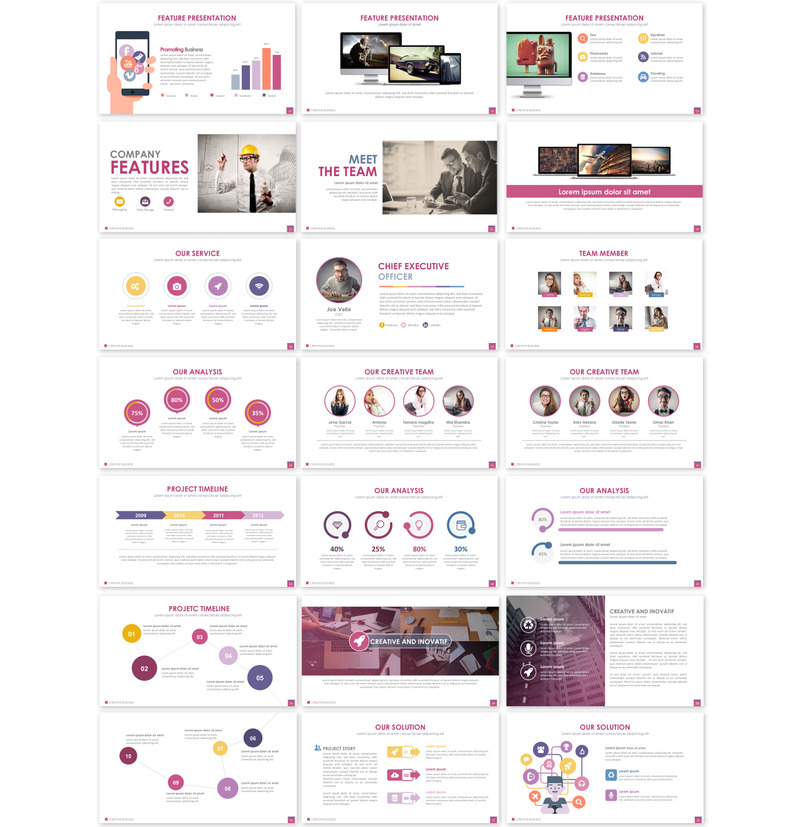 Creative Business - PowerPoint template - Features Image 2