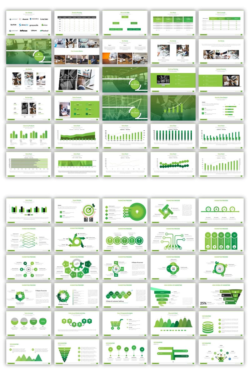 Investor Pitch Deck PowerPoint template - TemplateMonster