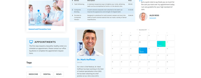 Dental Clinic Responsive Website Template TemplateMonster