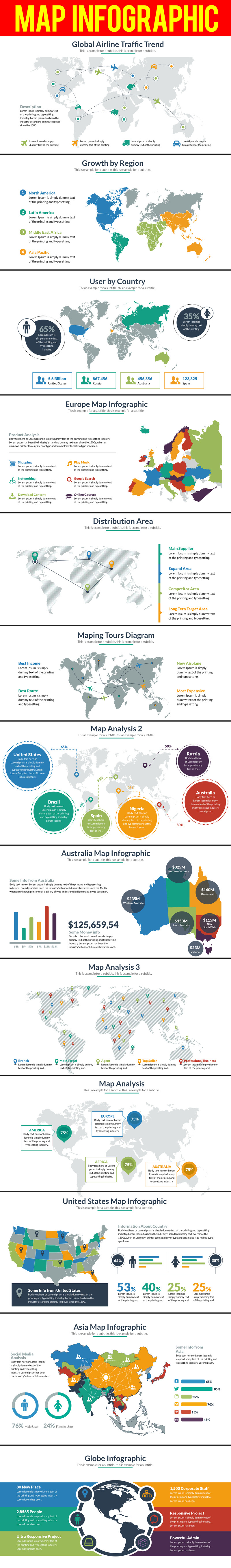 The Biggest Bundle of Vector Infographic Elements