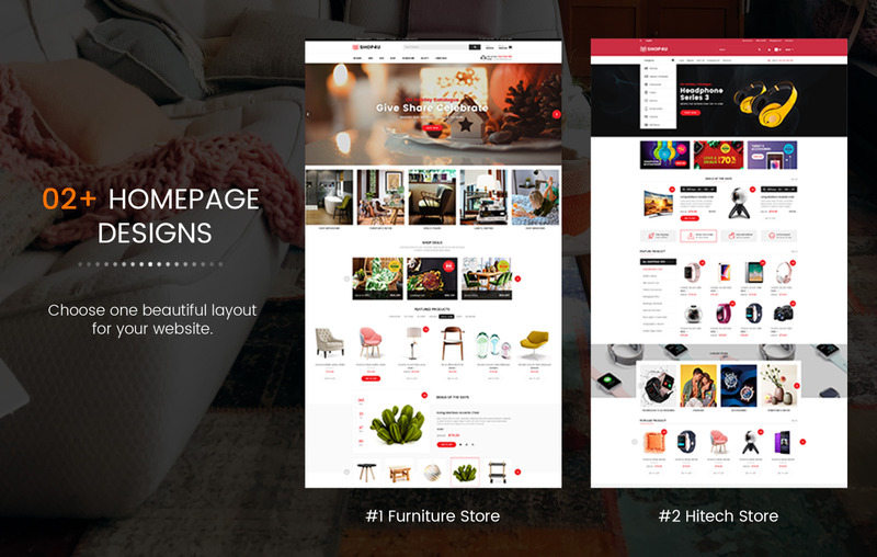 Shop4U - Modern MarketPlace WooCommerce WordPress Theme