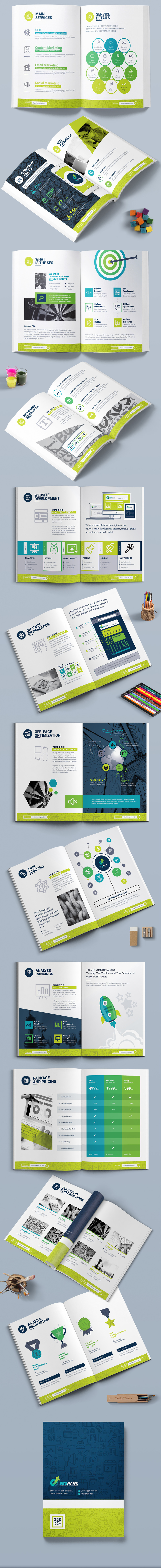 SeoRank Bi-Fold Brochure - - Corporate Identity Template - Features Image 2