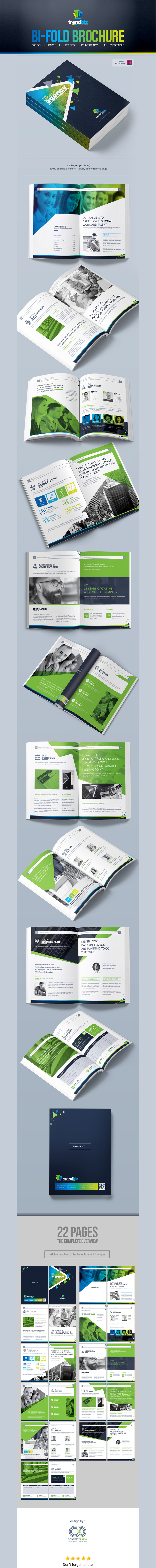 Company Business Brochure InDesign - - Corporate Identity Template - Features Image 1