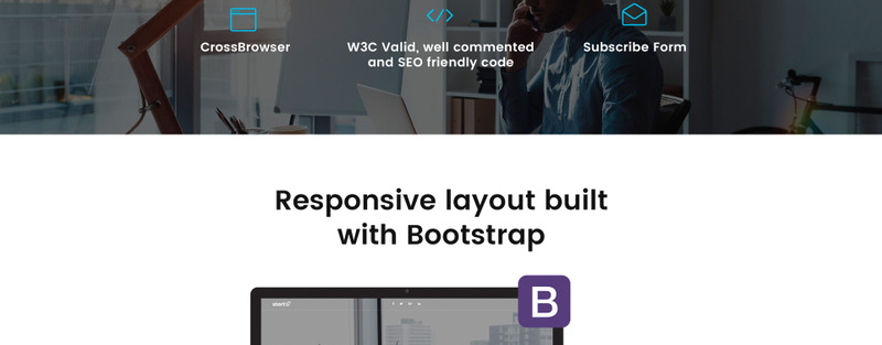 Start - Consulting Landing Page Template - Features Image 4