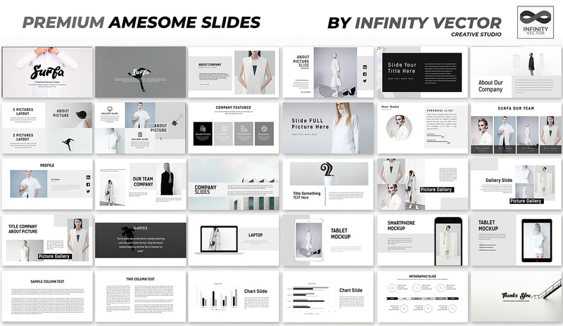 Surfa Minimale Google Slides - Eigenschaften Bild 1
