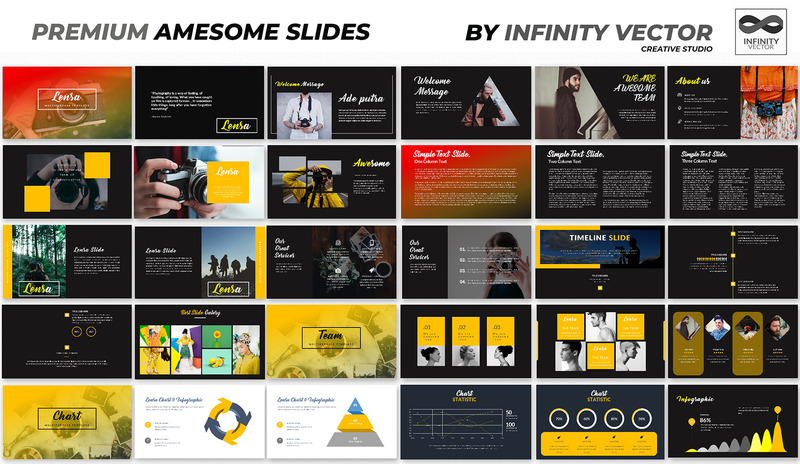 Lensa Creative Google Slides - Caratteristiche Immagine 1