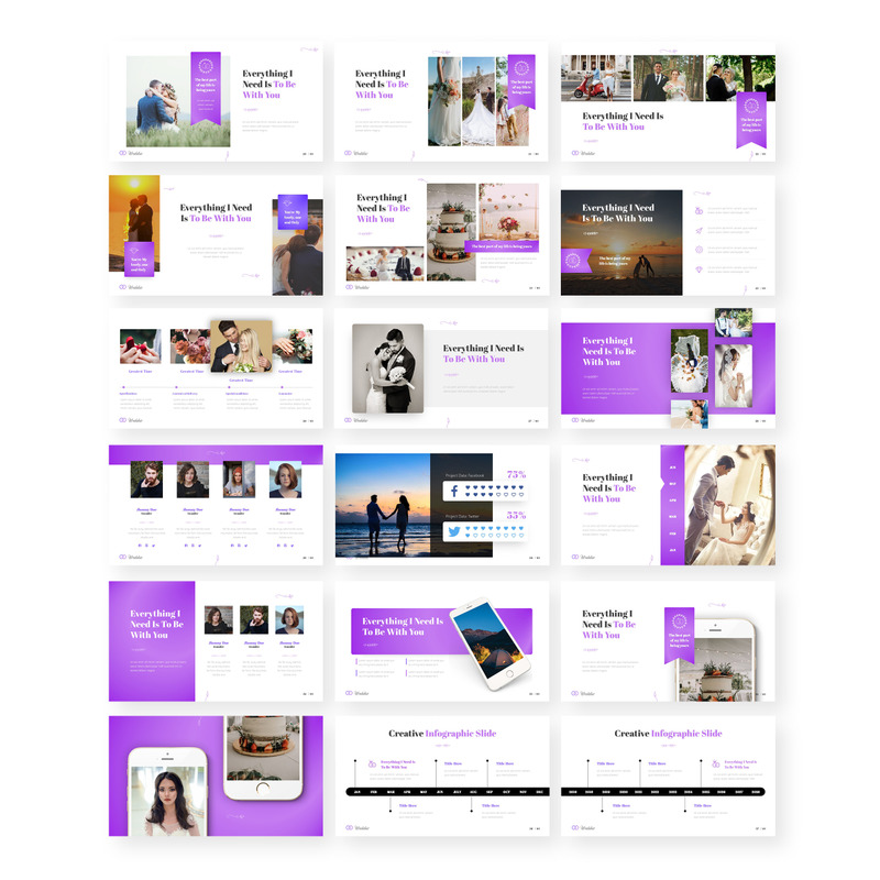 Weddio Wedding Event PowerPoint Template - Features Image 2