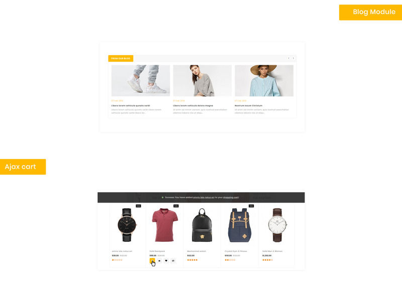 Responsivt Fastreet - Multipurpose OpenCart Template OpenCart-mall #91112 - Funktionsbild 4
