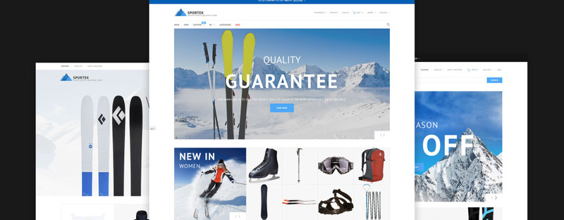 Sportek - Tema de PrestaShop de la tienda de equipamiento para deportes de  invierno