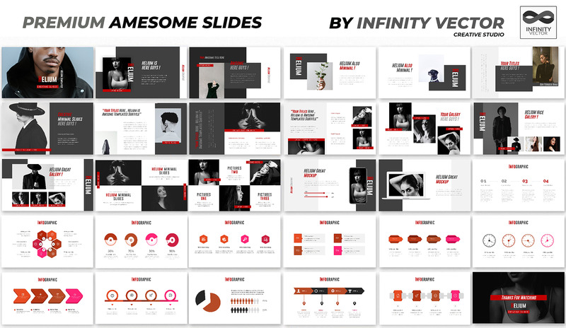Modello di PowerPoint creativo elio - Caratteristiche Immagine 1