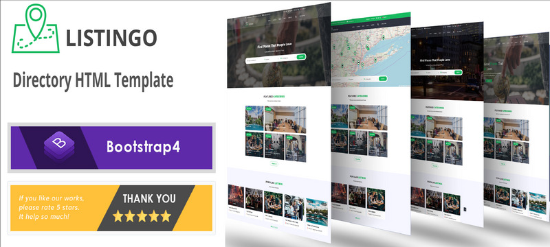 Listingo - Directory HTML Website Template - Features Image 1